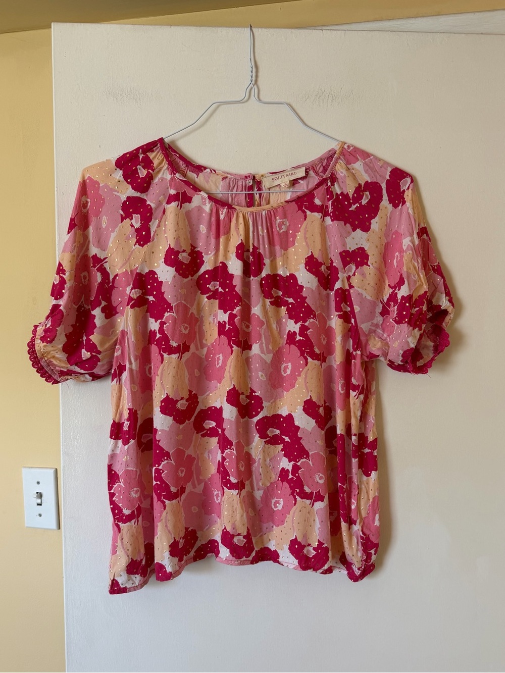 SOLITAIRE top - size L - EUC - Anthropologie